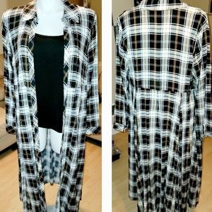 NWT Plaid Kimono